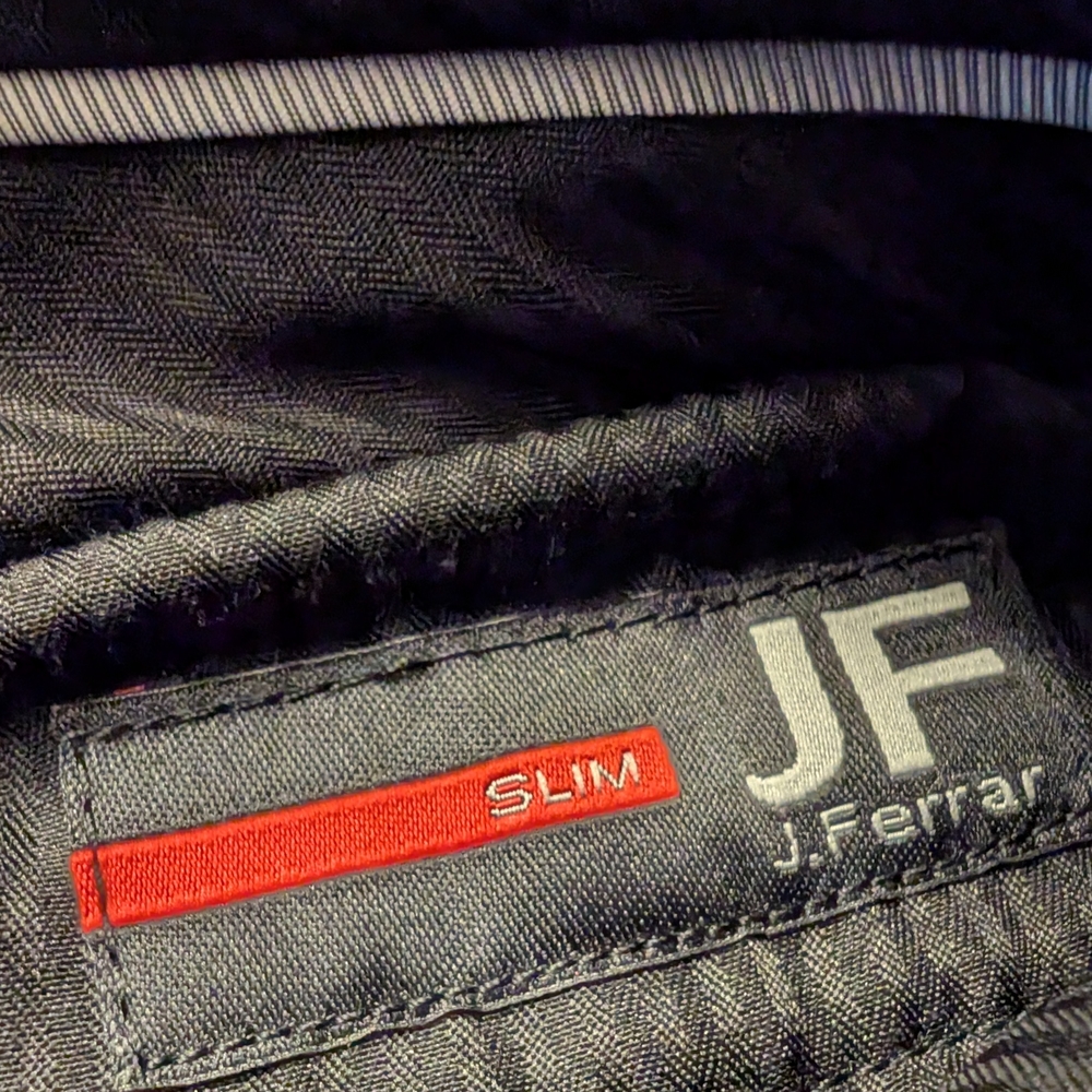 JF J.Ferrar Light Blue Men's Dress Pants - Picture 6 of 6